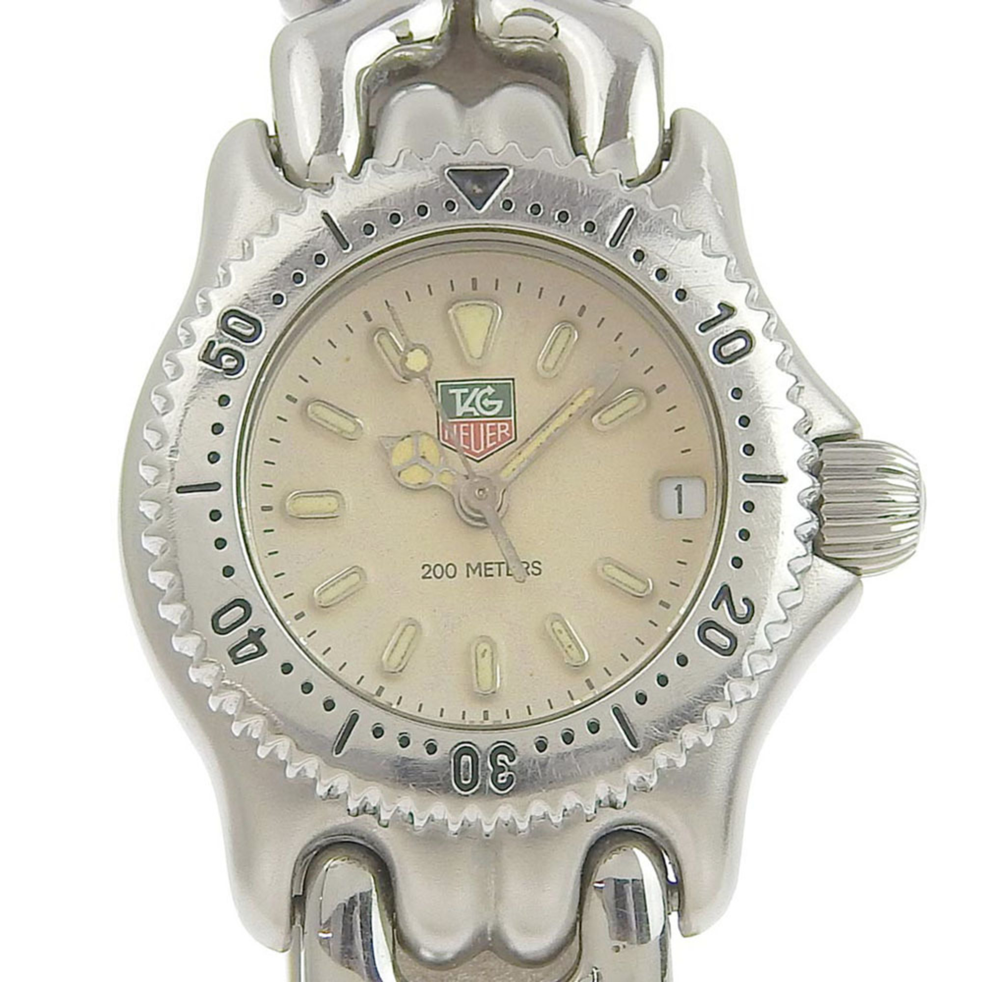 Tag Heuer TAG HEUER Cell Professional Women's Quartz Battery Watch Cream Dial S99 008M