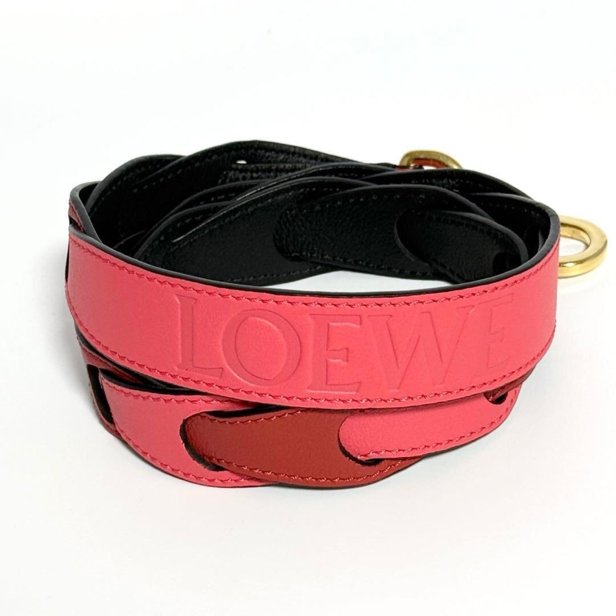 Loewe Women's Shoulder Bag Strap Belt Red