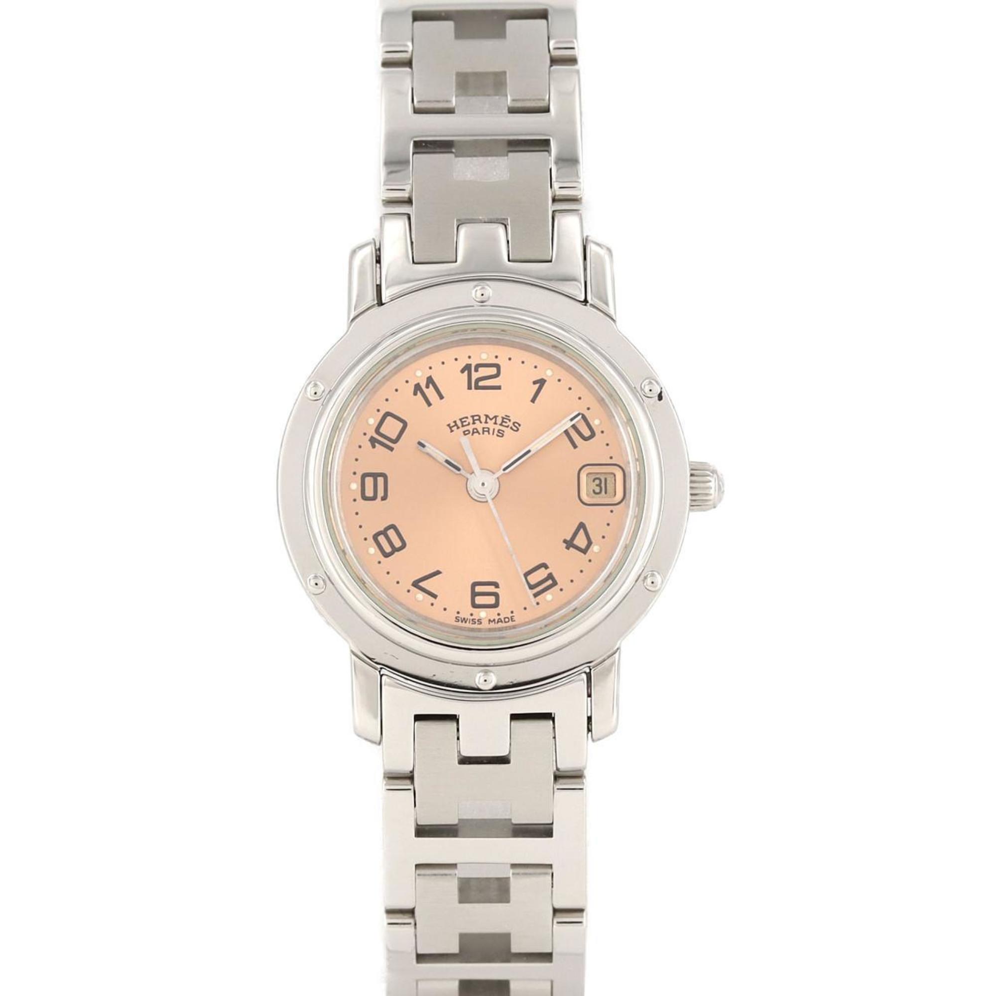 Hermes Clipper CL4.210 SS Quartz Watch