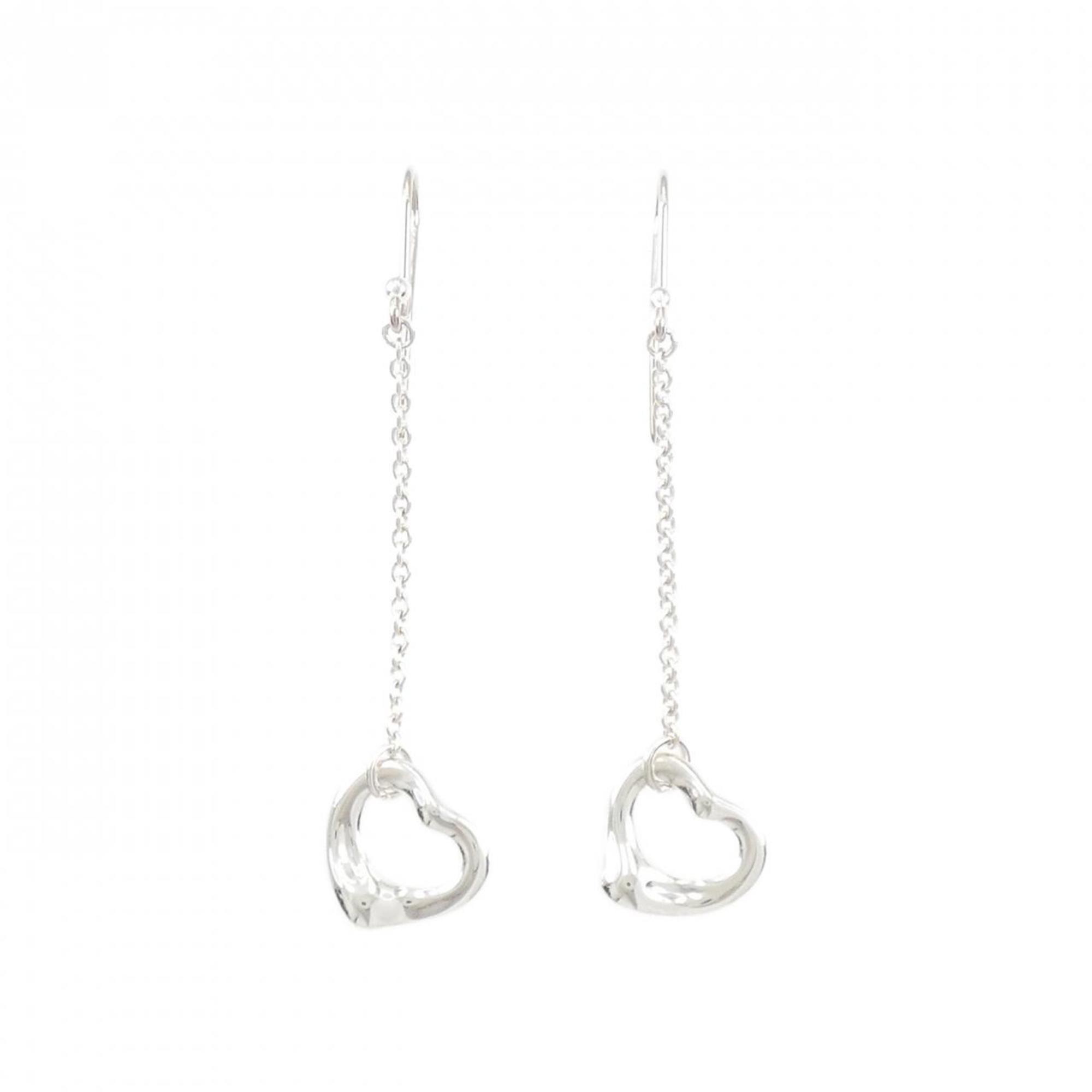 Tiffany open heart drop earrings