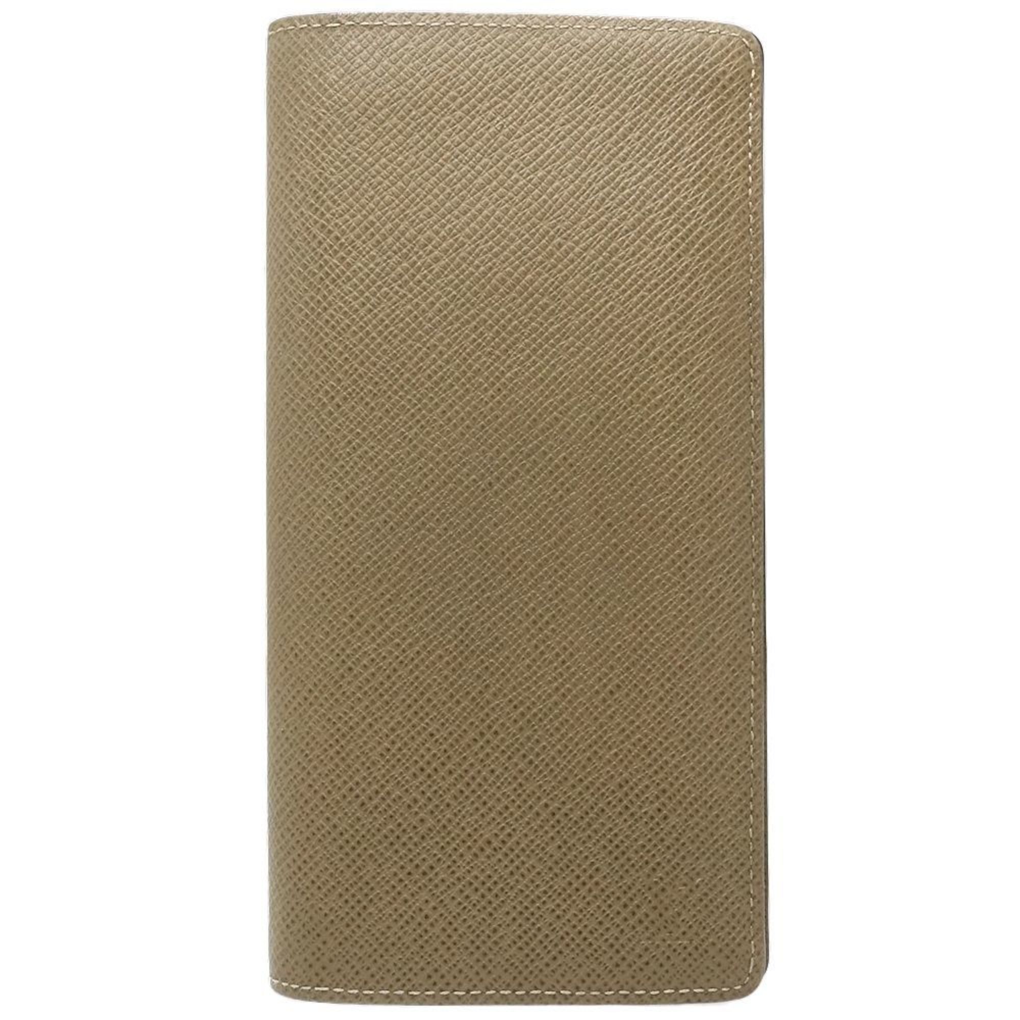 LOUIS VUITTON Louis Vuitton Taiga Long Wallet M32807 Portefeuille Brazza Urla (Khaki) 181179