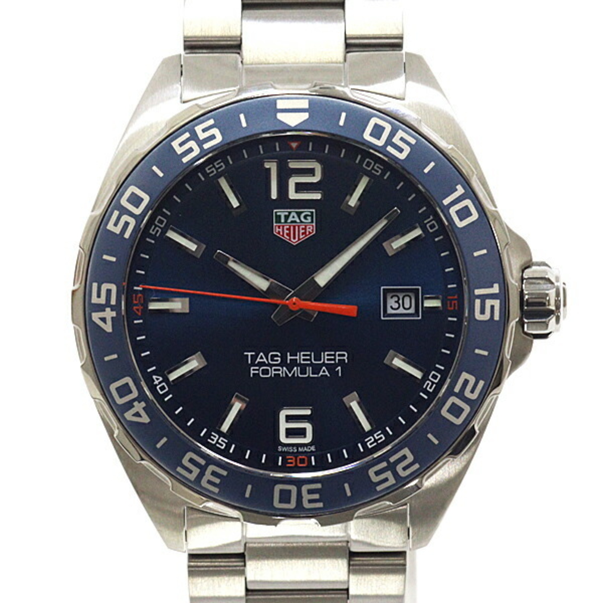 TAG Heuer Men's Watch Formula 1 WAZ1010 Blue Dial Quartz Finished