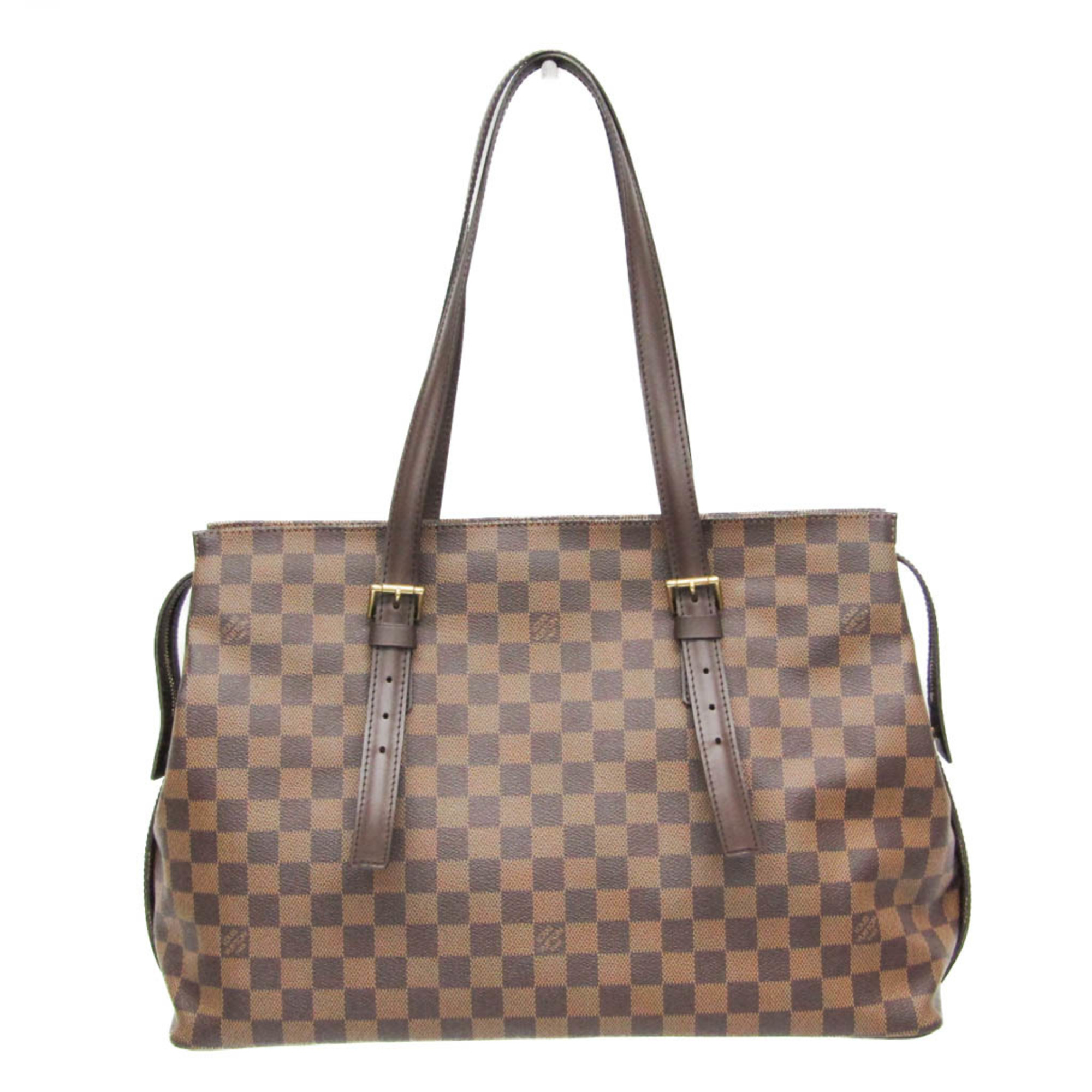 Louis Vuitton Damier Chelsea N51119 Women's Shoulder Bag Ebene
