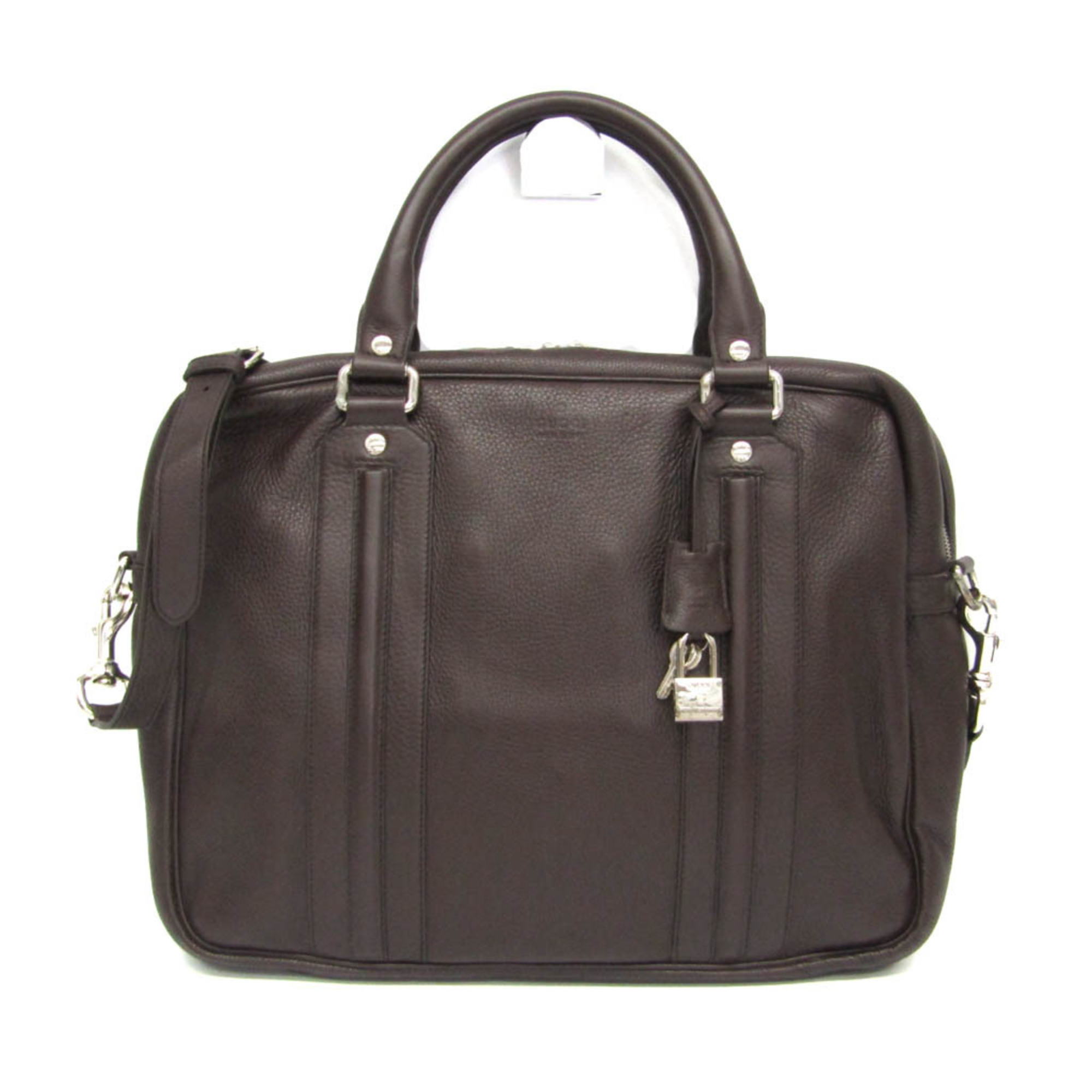 Gucci Business Bag 231850 Men's Leather Briefcase,Shoulder Bag Dark Brown