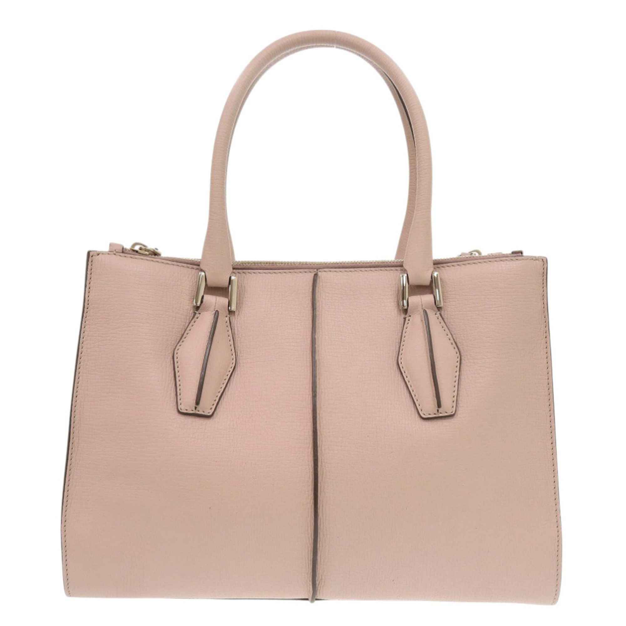 Tod's D-Styling Tote Bag, Leather, Pink, Handbag, 0228, TOD'S