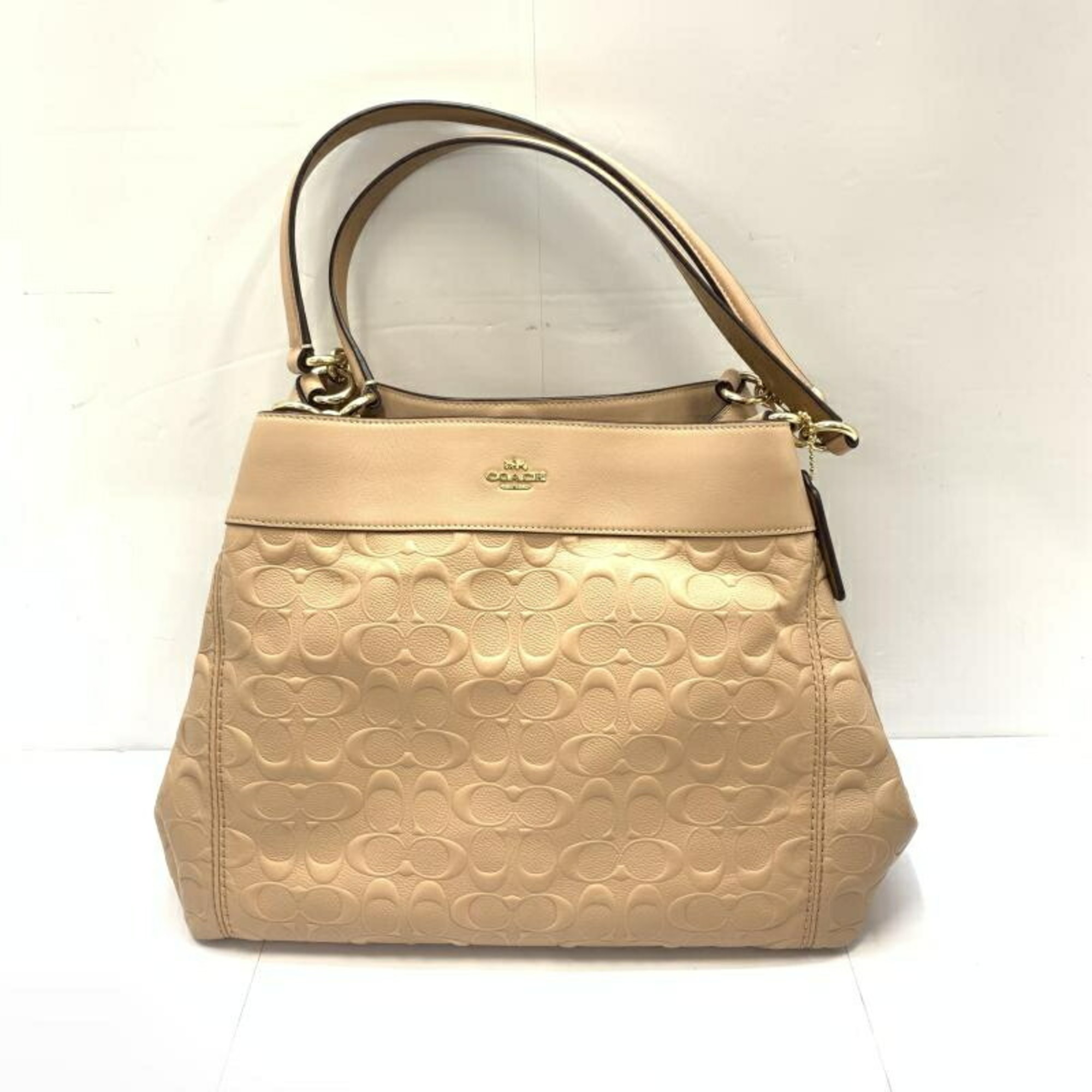 COACH Signature Leather Tote Bag A1857-F25954 Coach