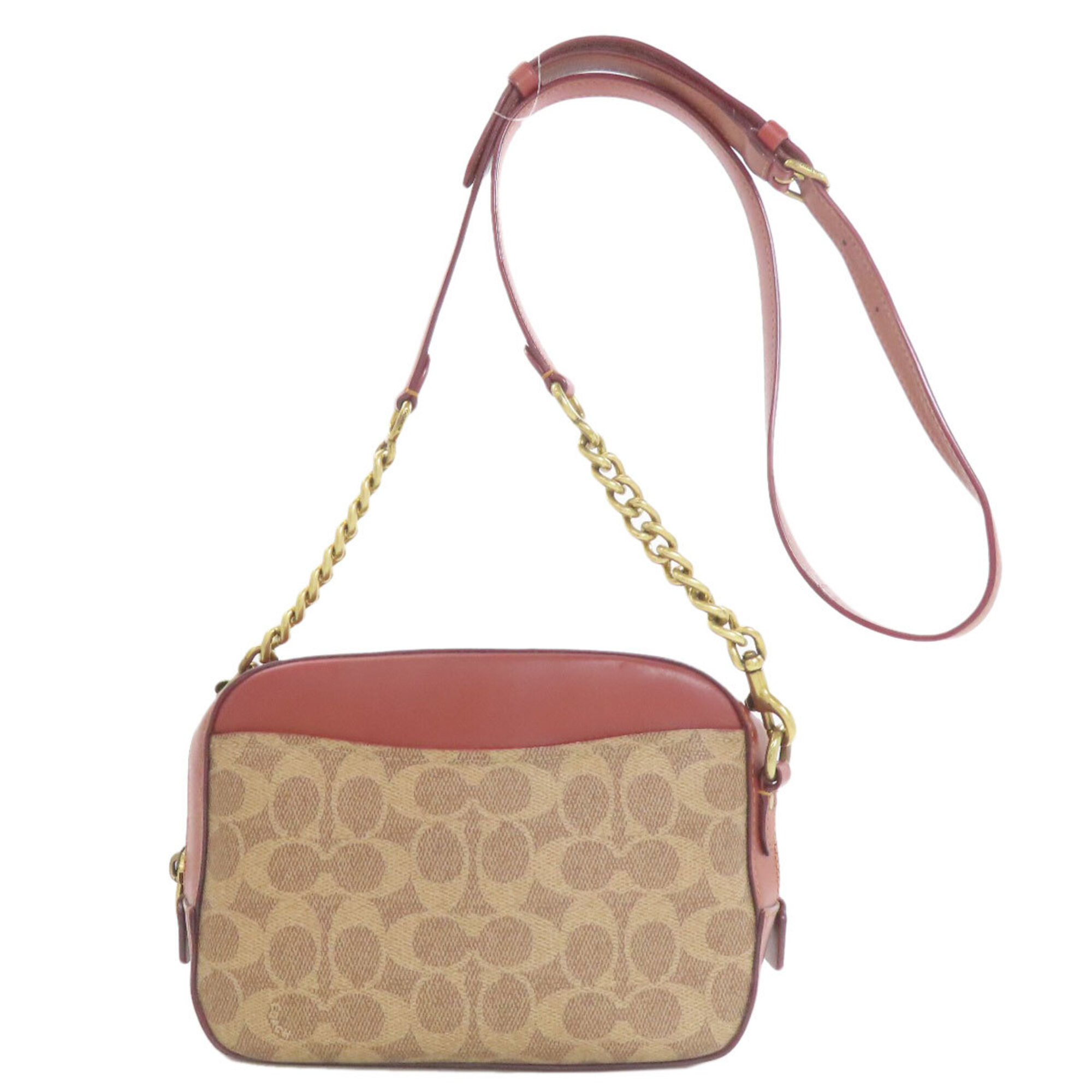 Coach 31208 Signature Shoulder Bag PVC Women's COACH