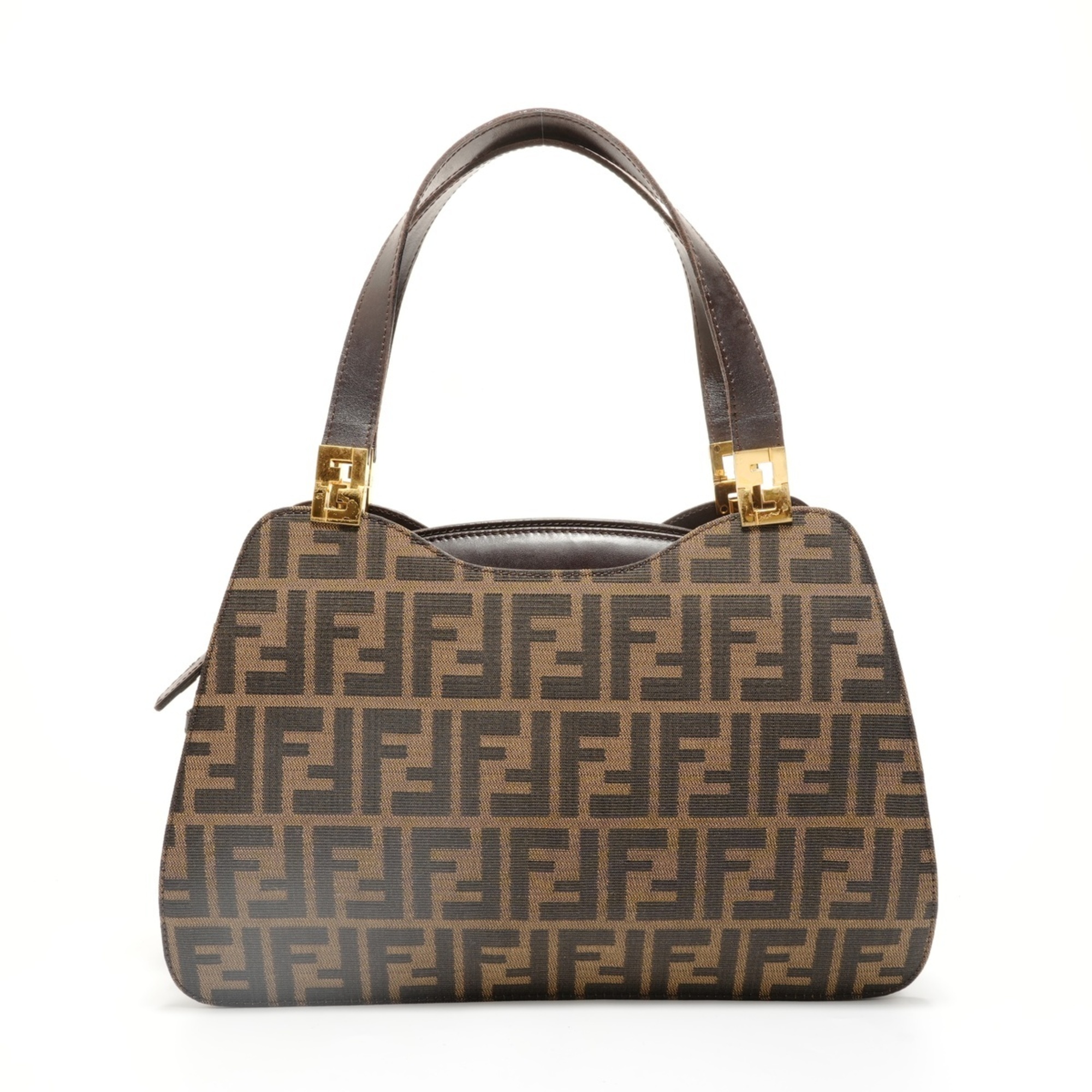Fendi Zucca Canvas Handbag, Brown