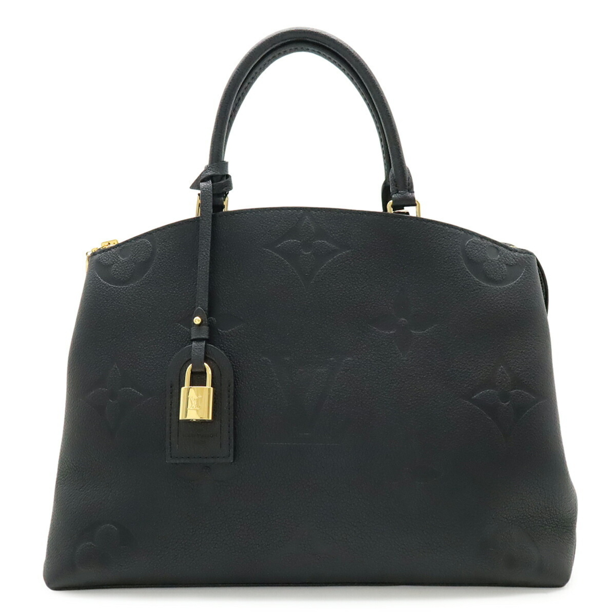 LOUIS VUITTON Louis Vuitton Monogram Empreinte Grand Palais MM Handbag Tote Bag Noir Black M45811