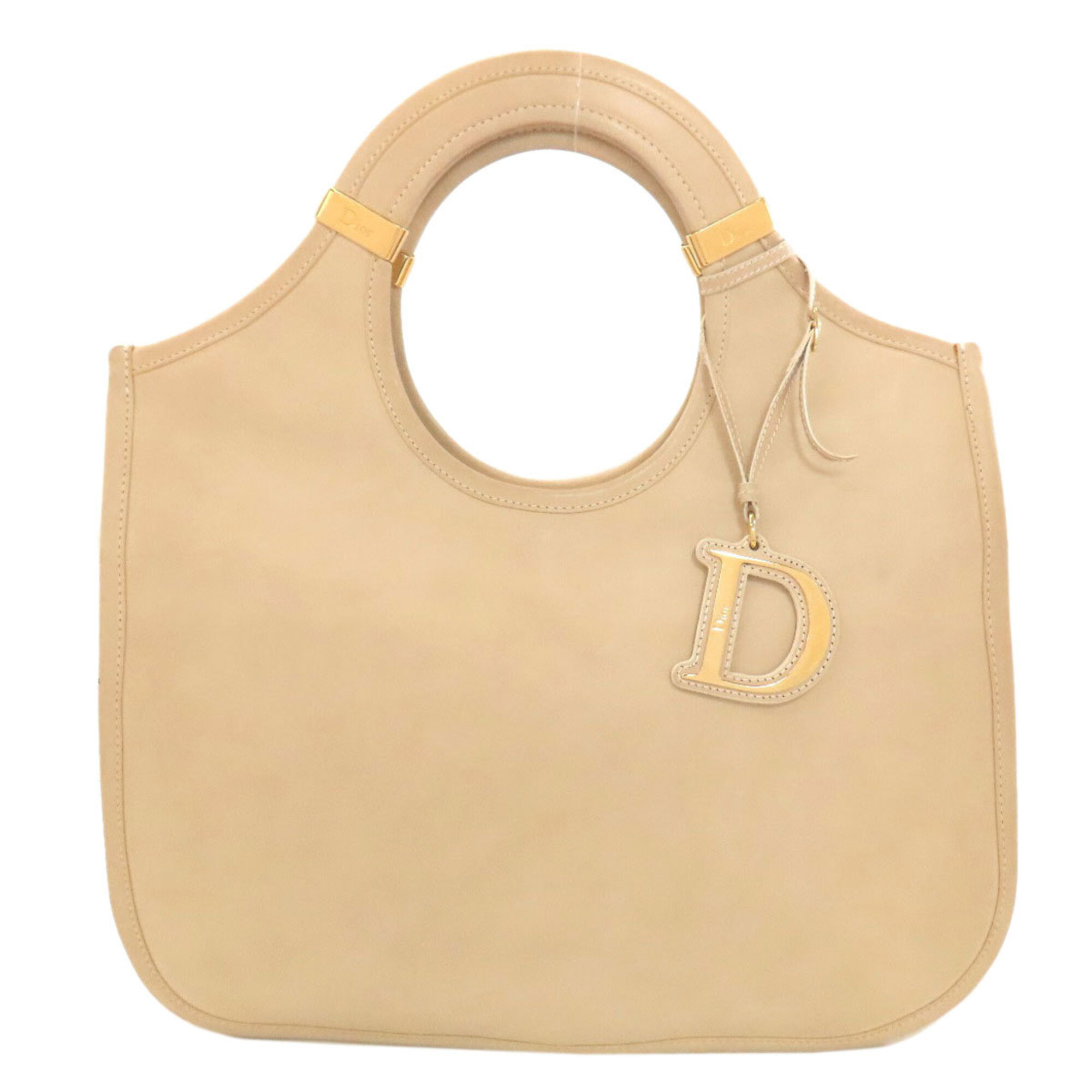 Christian Dior logo handbag, leather, women's.