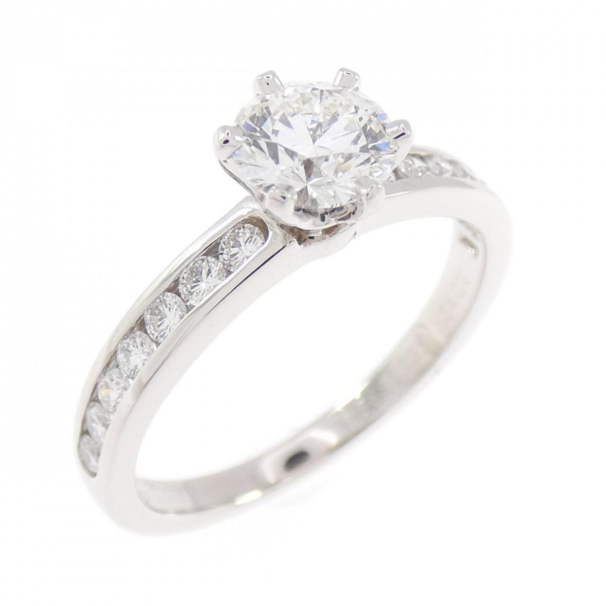 Tiffany & Co. Solitaire Channel Setting Ring 0.54 CT