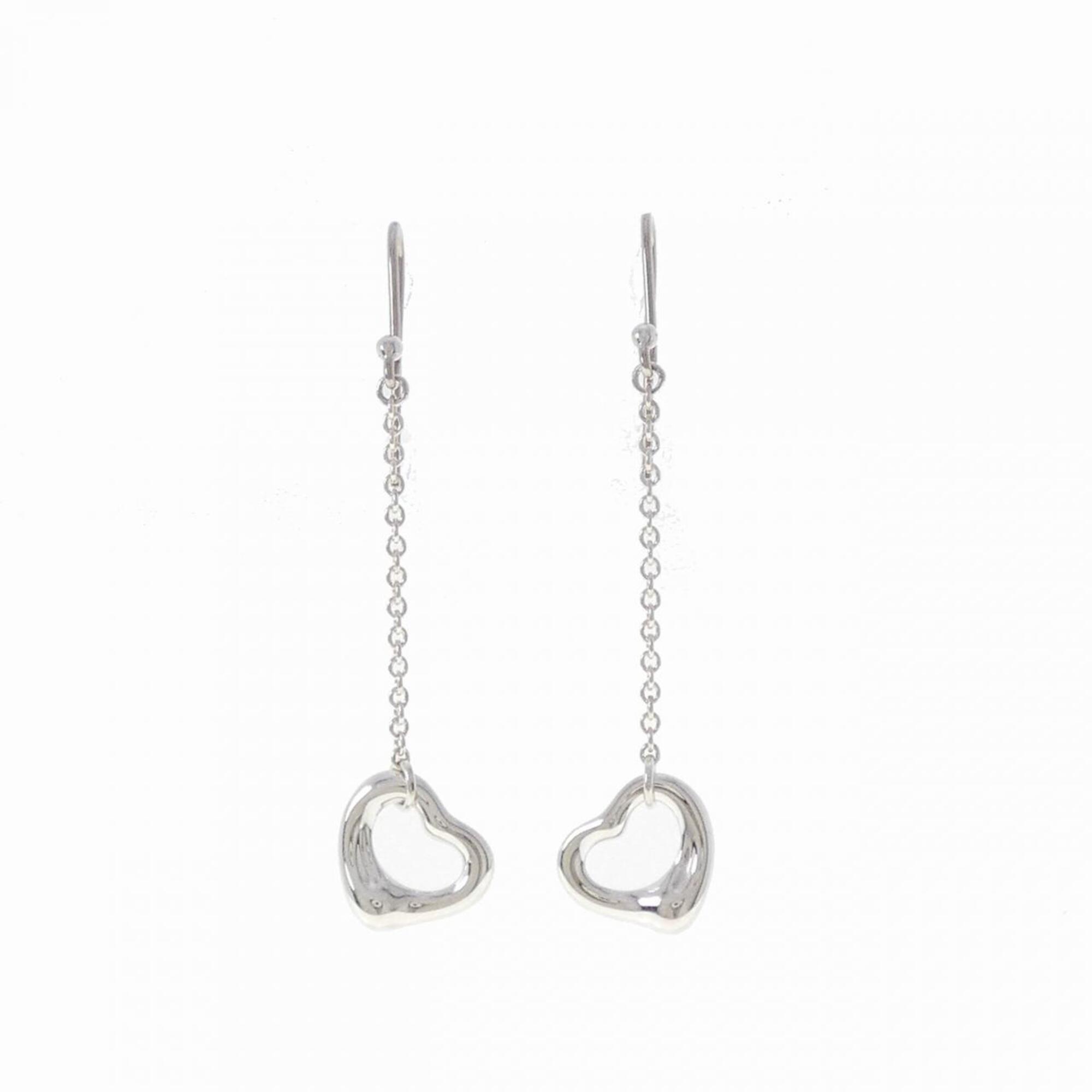 Tiffany Open Heart Drop Earrings