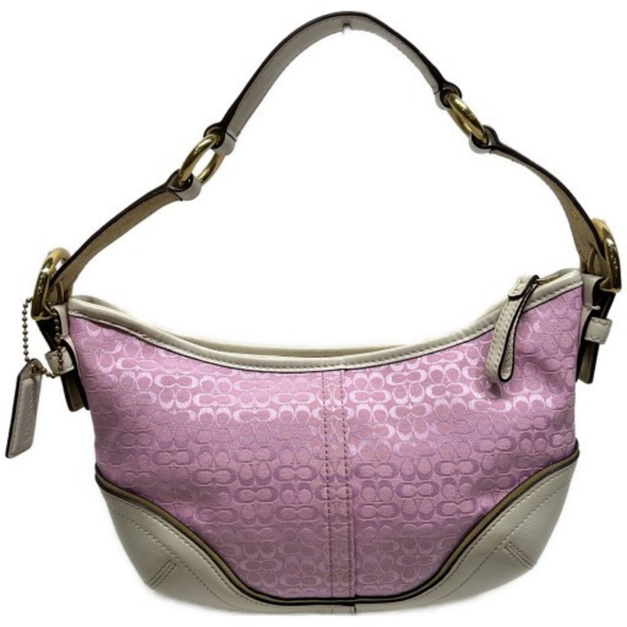 COACH Mini Signature Hobo Shoulder Bag in Soho Pink (1455 Mikunigaoka Store)