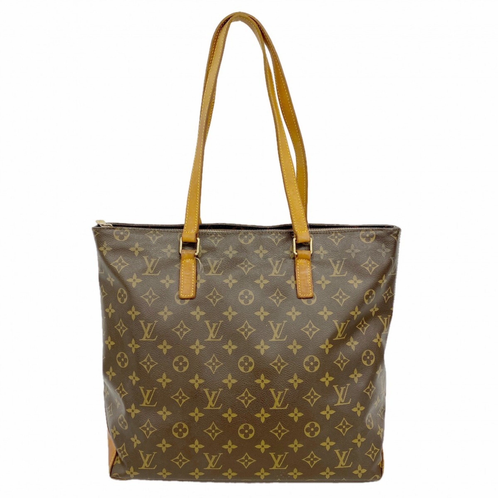 Louis Vuitton Monogram Cabas Mezzo Tote Bag M51151 Brown Women's