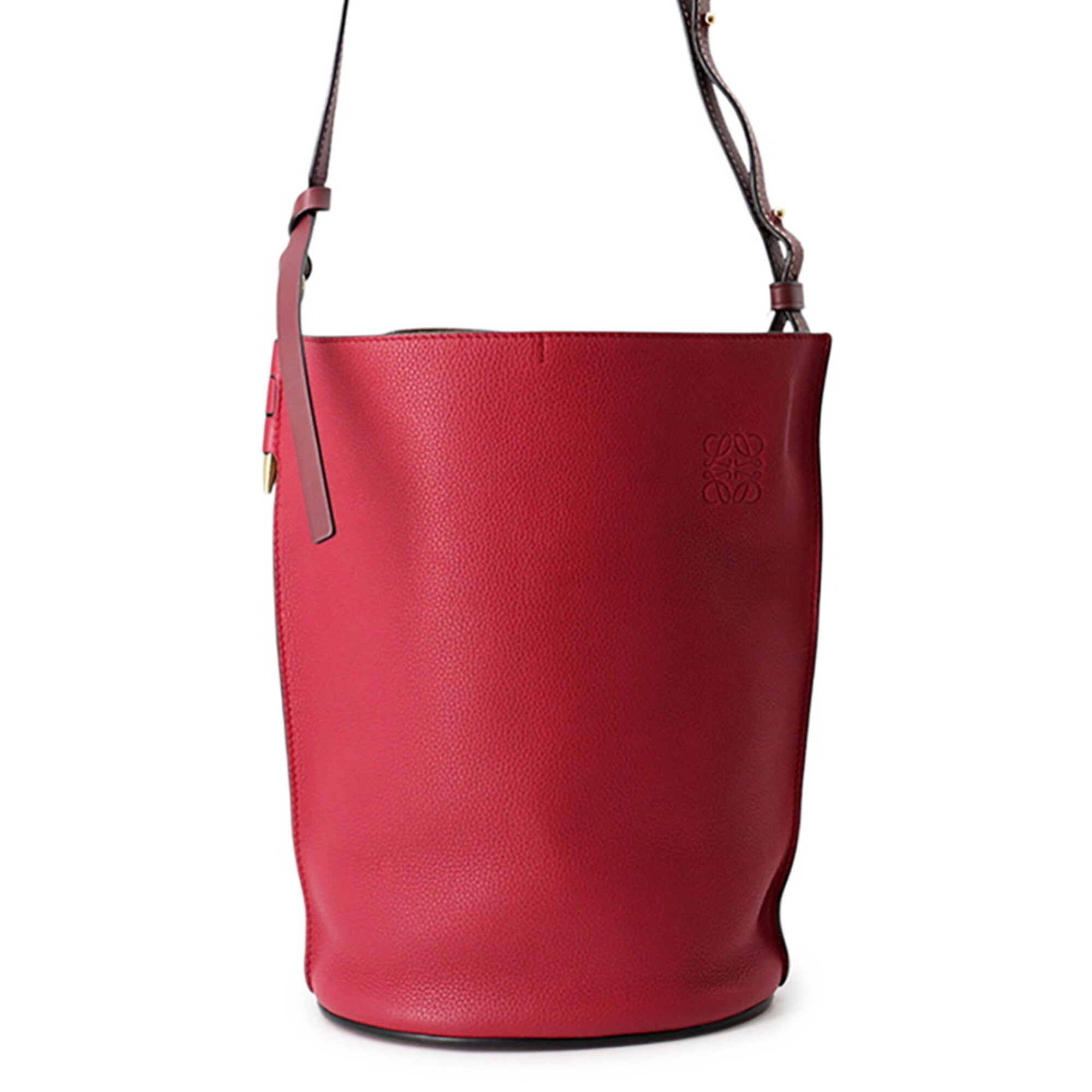 Loewe shoulder bag, Gate Bucket leather, 321.12.U13, LOEWE handbag,
