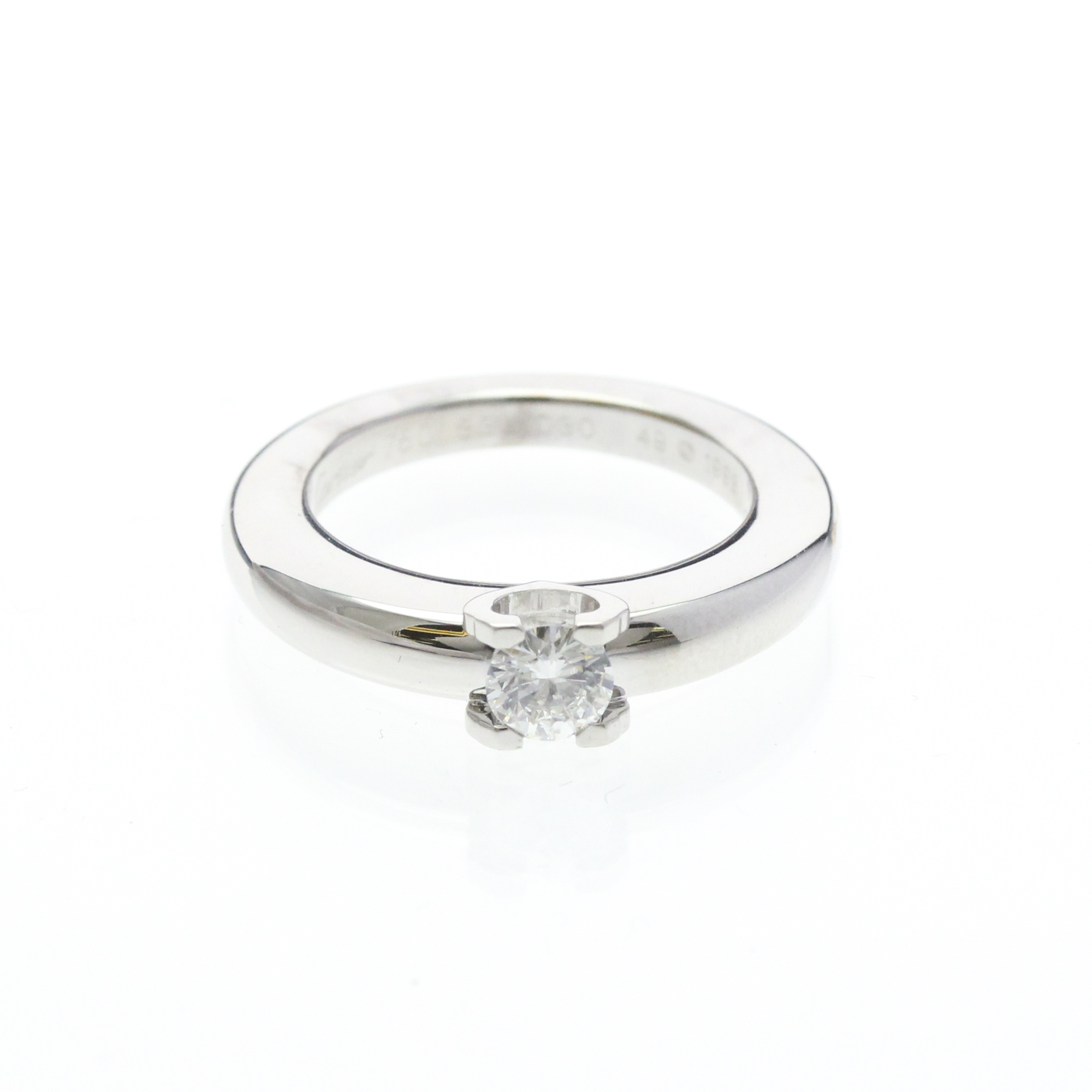 CARTIER Cartier C De Cartier Diamond Ring White Gold (18K) Polished