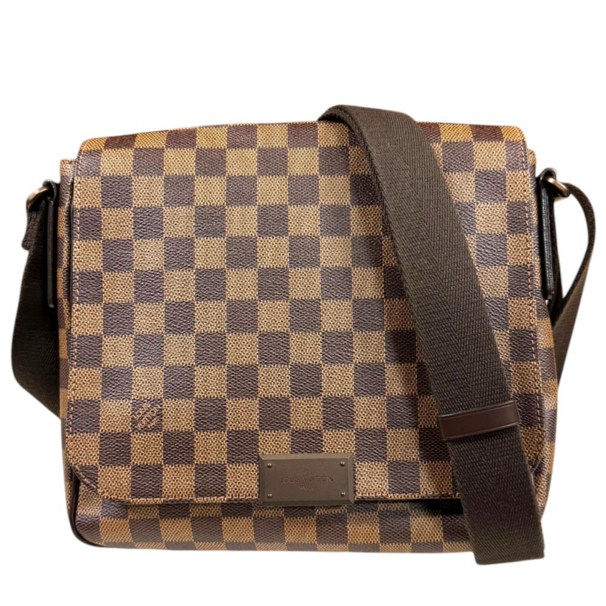 Louis Vuitton District PM Damier Shoulder Bag, Canvas N41213 Brown, Men's LOUIS VUITTON