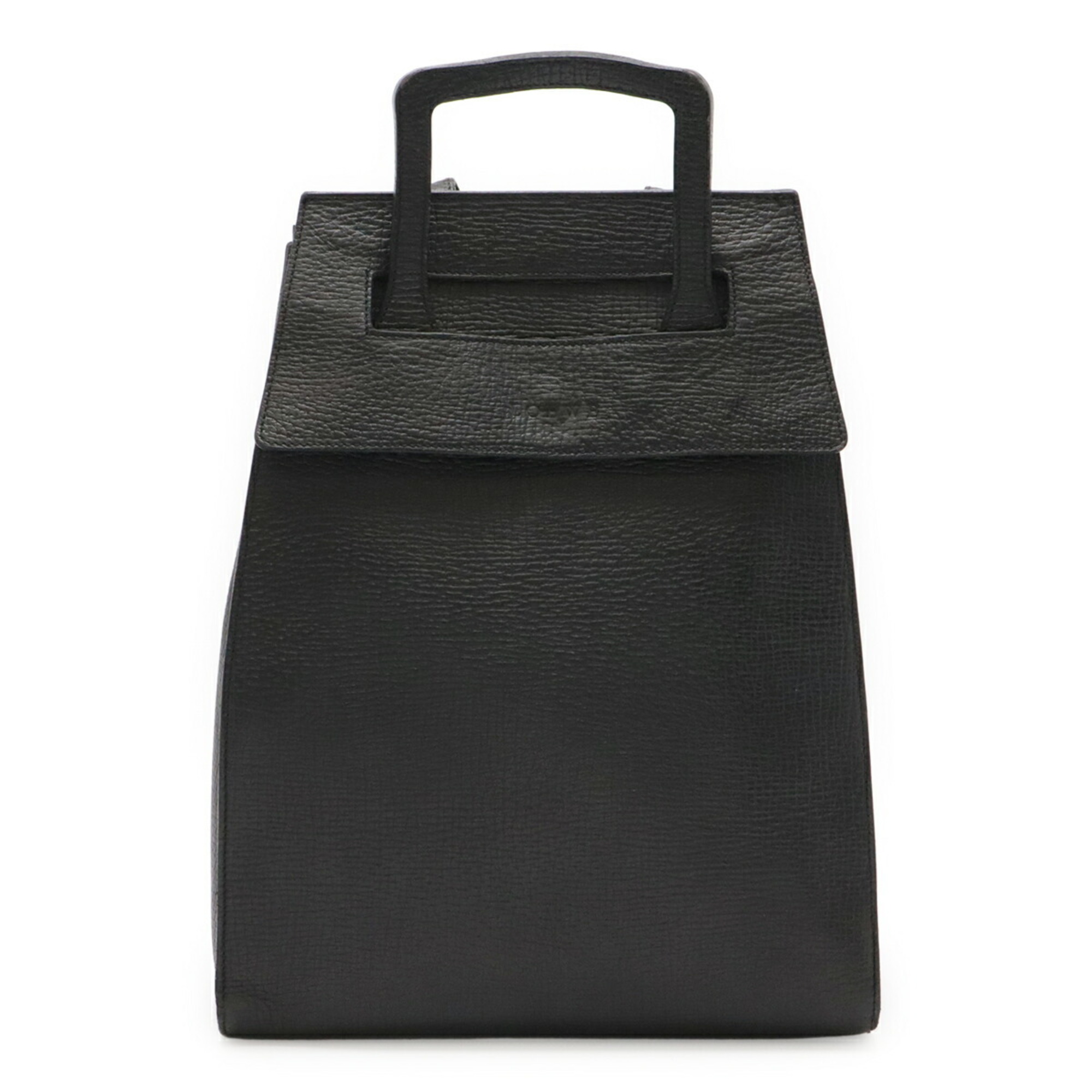 LOEWE backpack, leather, black.